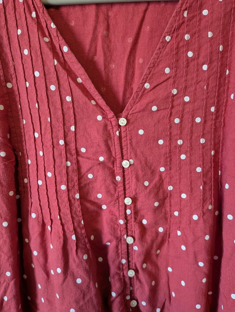 Old Navy Polka Dot Blouse